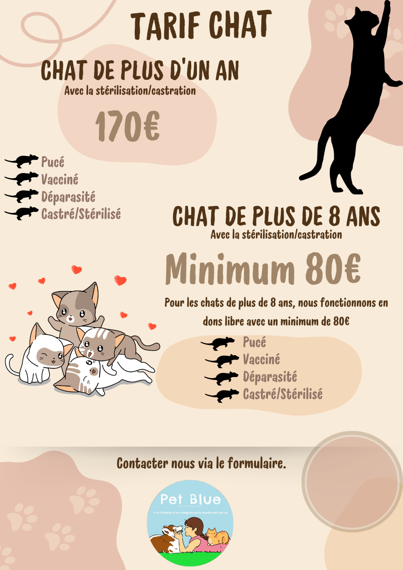 Tarif chat